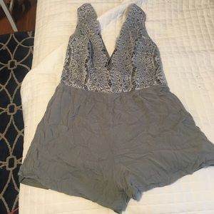Grey romper